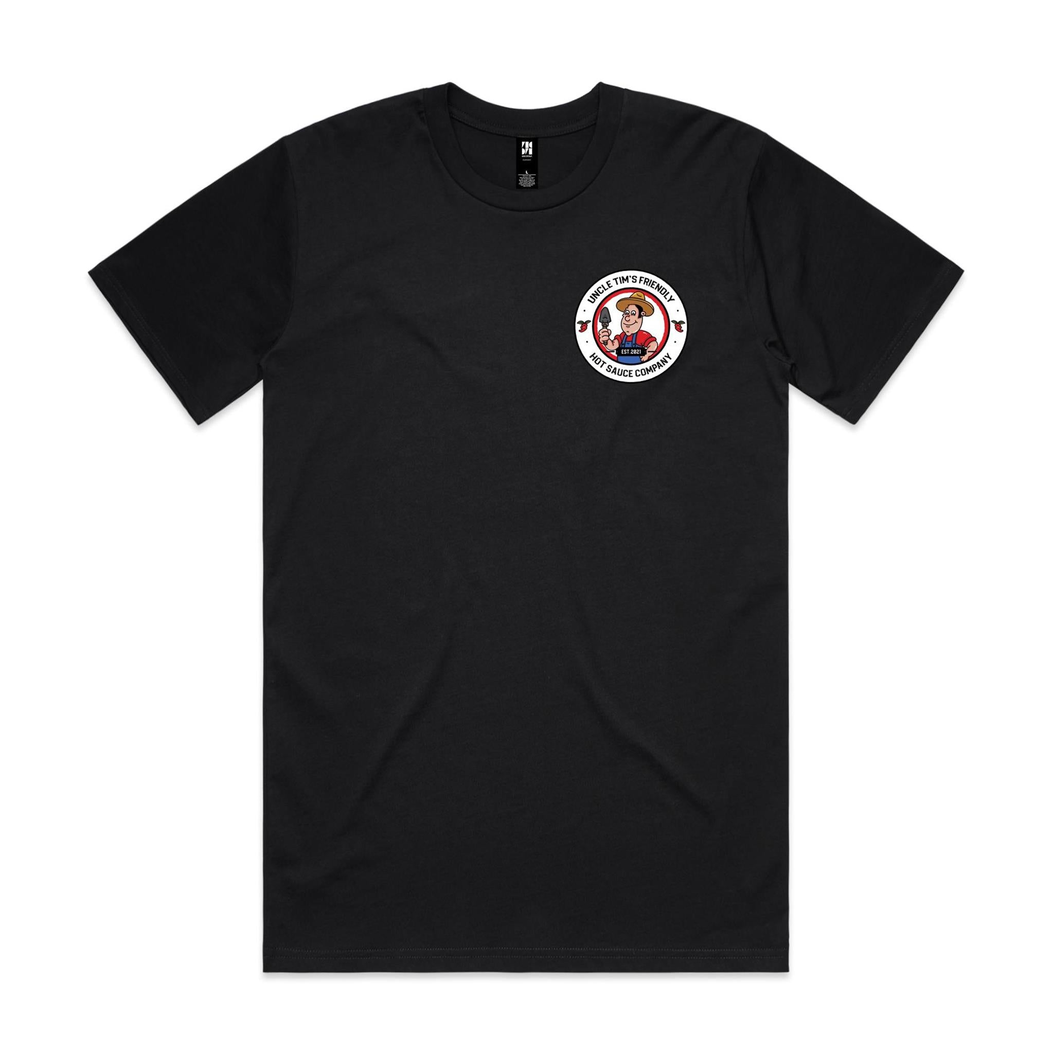 Uncle Tim's Friendly Hot Sauce Company - Killed the sauce. Kept the shirt.